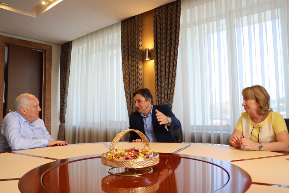 Исполнительный директор РФСВ Максим Лесков встретился с Главой АМС г.Владикавказ