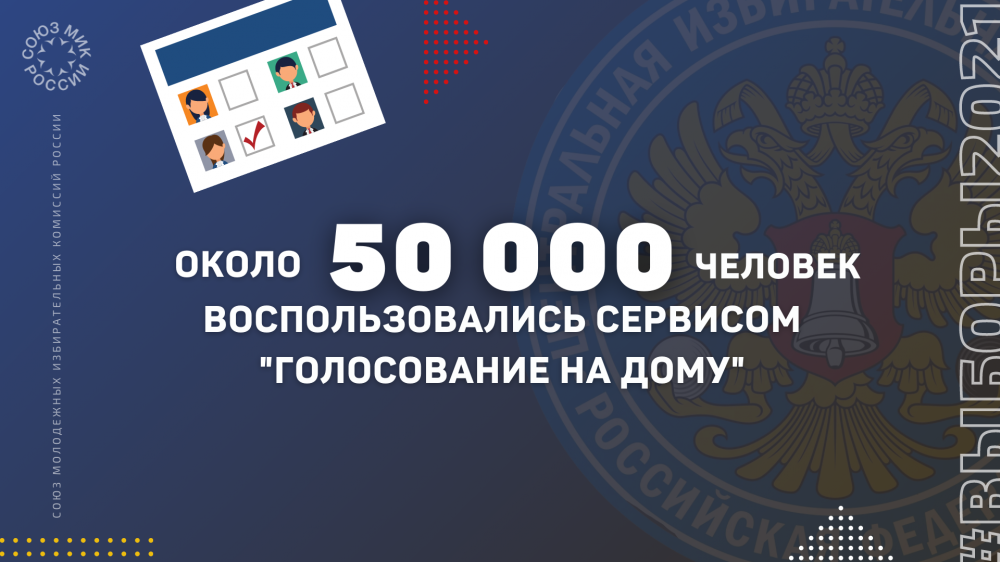 Сервисом "Голосование на дому" воспользовались 46 тыс. россиян